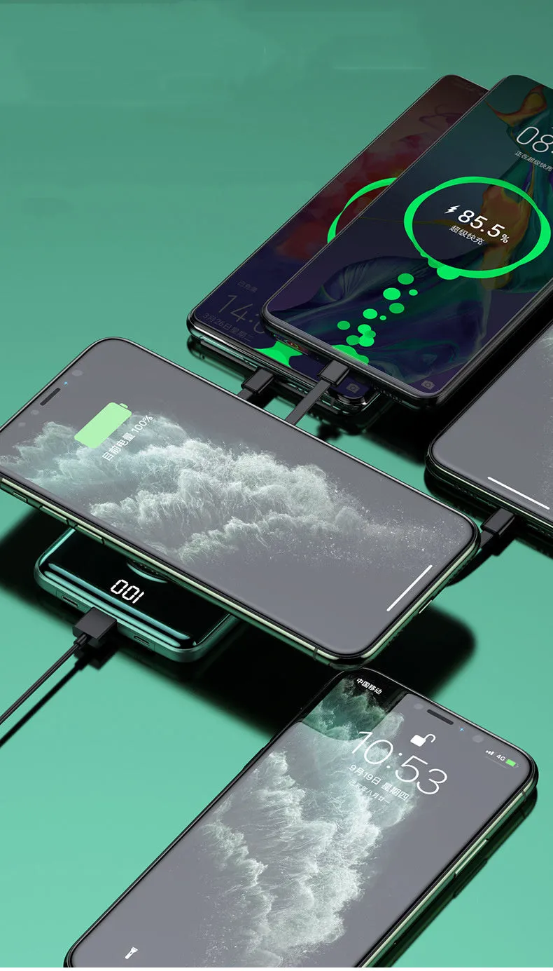 20000mAh Fast Charging Power Bank Mini Portable