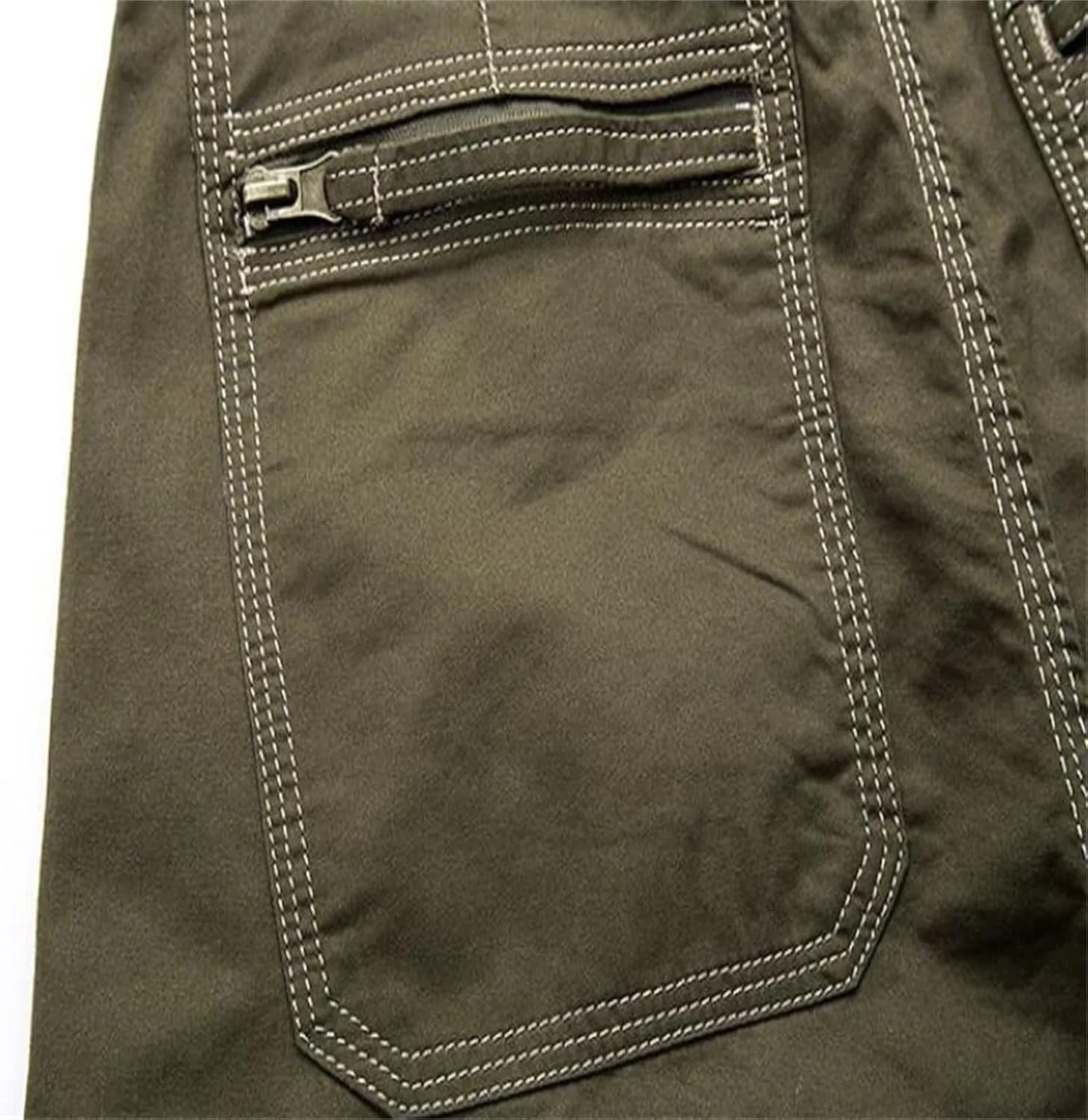 2024 Mens Cargo Shorts Casual Classic fit Athletic Workout Summer Shorts Outdoor Hiking Shorts for Men with Zipper Pockets