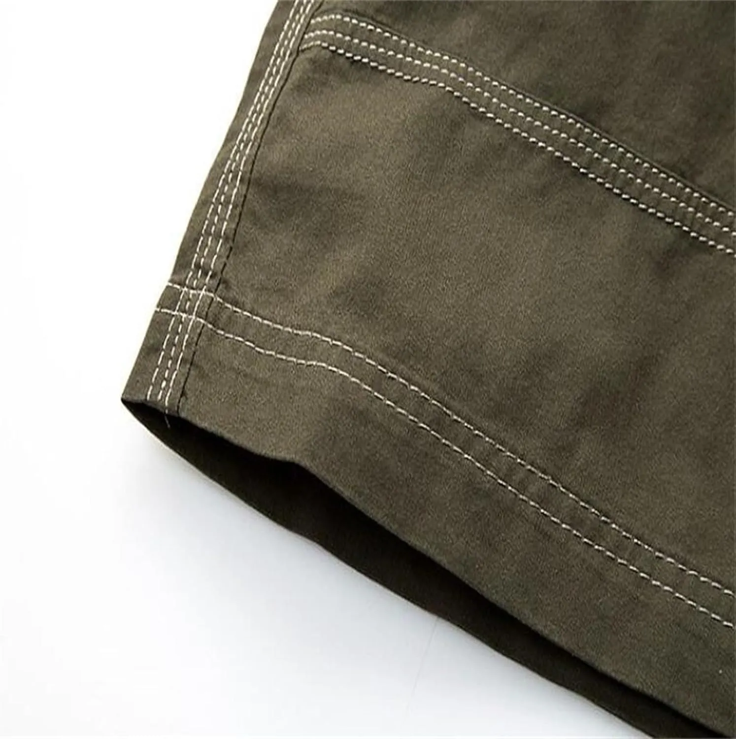 2024 Mens Cargo Shorts Casual Classic fit Athletic Workout Summer Shorts Outdoor Hiking Shorts for Men with Zipper Pockets
