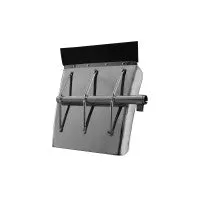 24" OEM Replacement Double-Braced Mount Stainless Steel Quarter Fender with Tube Arms