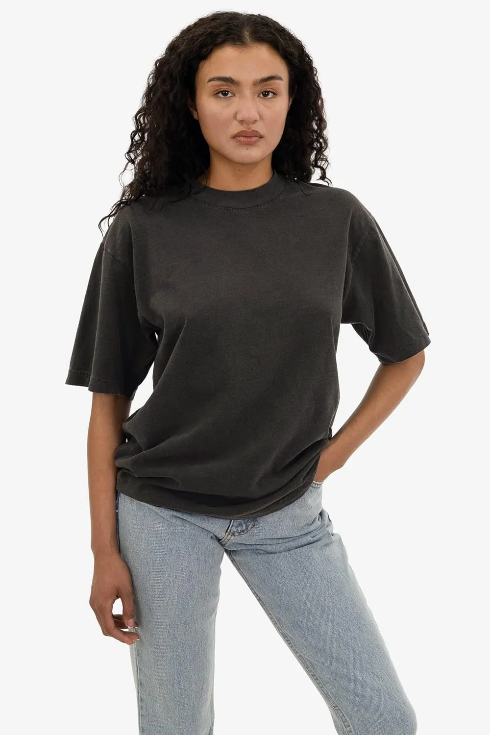 6.5oz Garment Dye Crew Neck T-Shirt, Durable USA Cotton