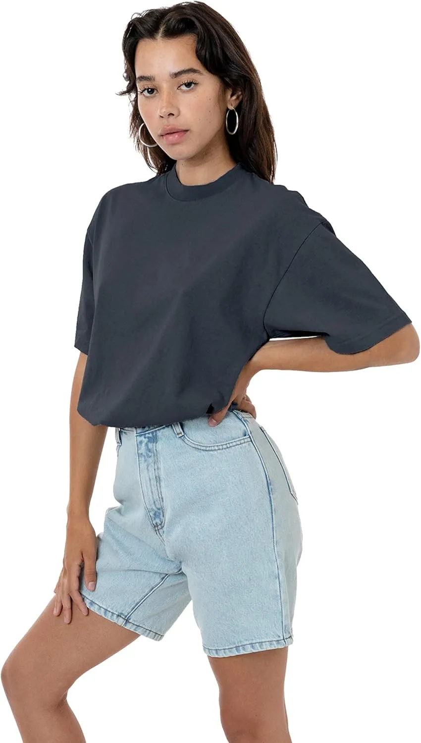 6.5oz Garment Dye Crew Neck T-Shirt, Durable USA Cotton