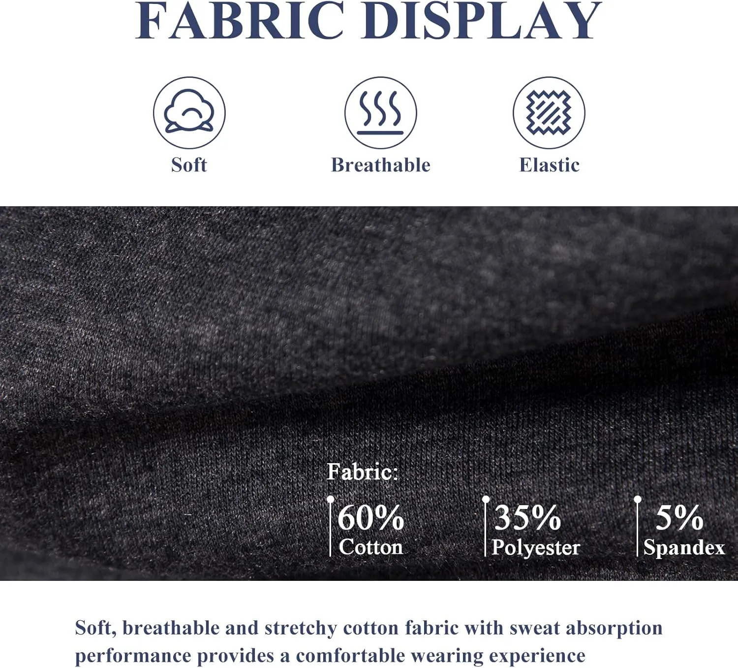 A WATERWANG Men's Long Sleeve Polo Shirts, Slim-fit Cotton Golf Polo Shirts Basic Designed