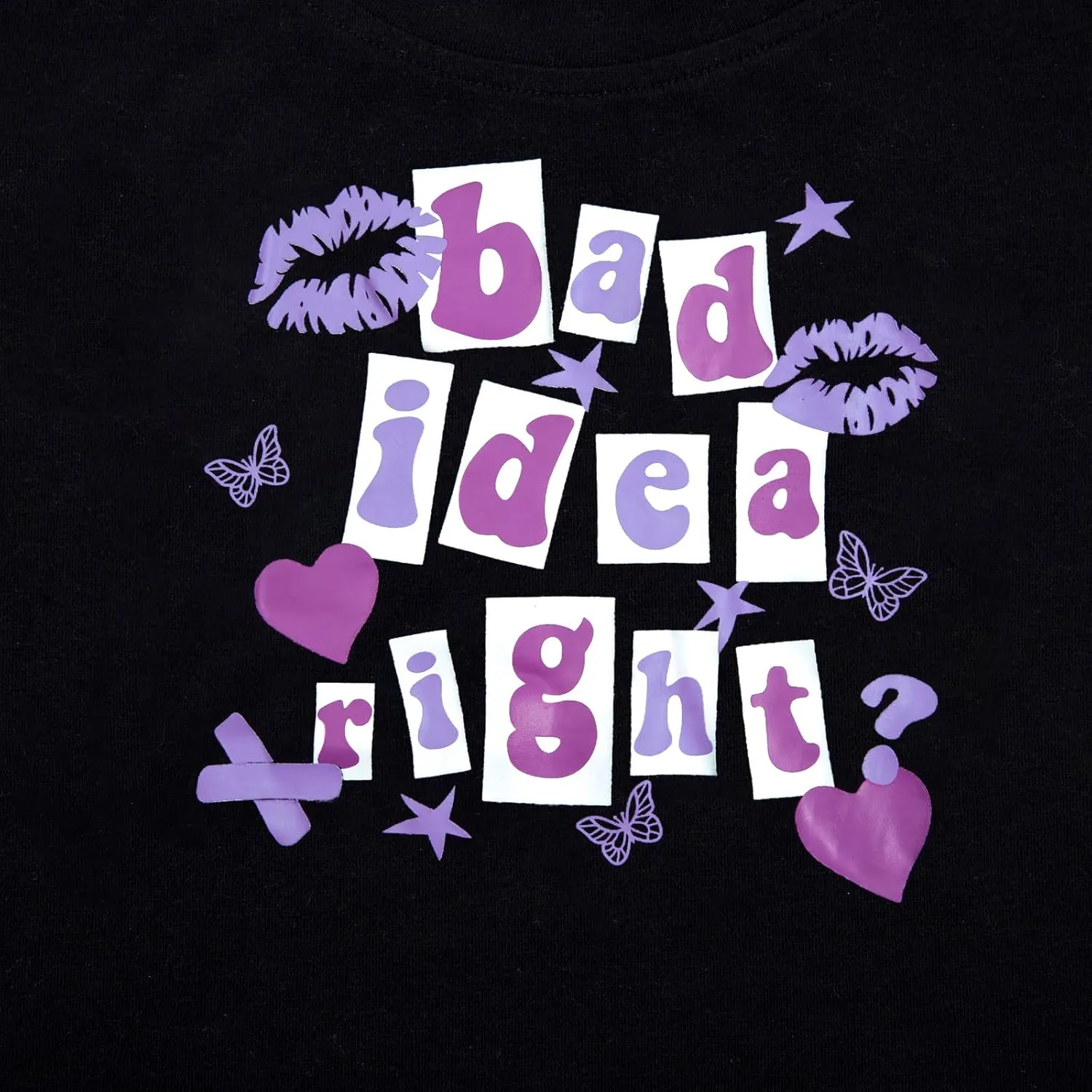 Bad Idea Right Shirts Toddler Girls Vintage Album T Shirts Music Merch Tee Tops Concert Tour Shirts Funny Music Shirt