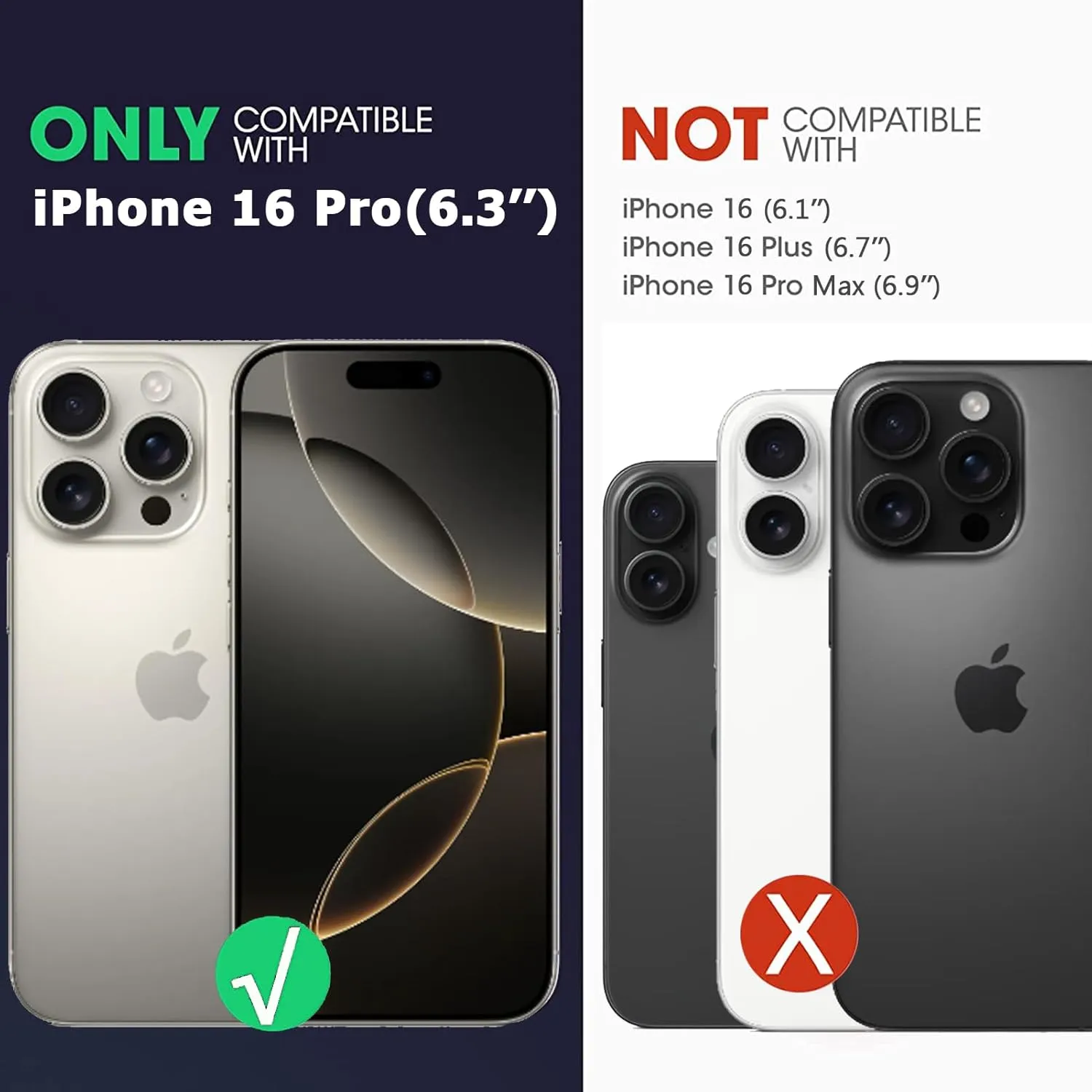 Battery Case for iPhone 16 Pro,2024Upgraded 10000mAh High Capacity Rechargeable Portable Extended Charger Case Wireless Charging Compatible with iPhone 16 Pro (6.3 inch) Charging Case &Carplay (Black)