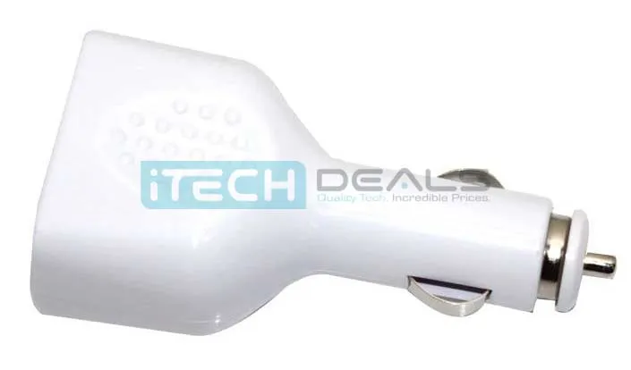 Baytek High Output 4 Port USB Car Travel Charger