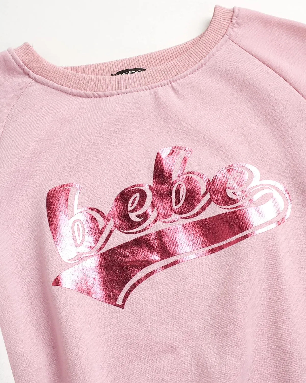 bebe Girls' Jogger Set - 2 Piece Active Fleece Pullover Sweatshirt and Sweatpants (Sizes: 4-16)