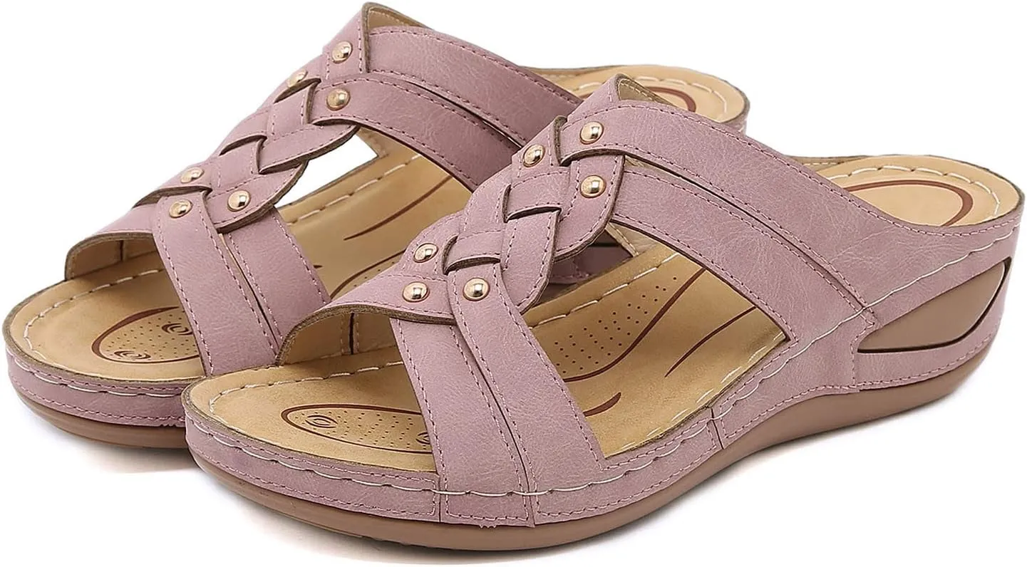 Best Arch Support Flip Flops Casual Sandals for Women Low Heel Wide Comfortable Shoes for Women Wedges Gold Dressy Flat Sandals for Women Evening Black Chunky Heels for Women Women's White Sandals