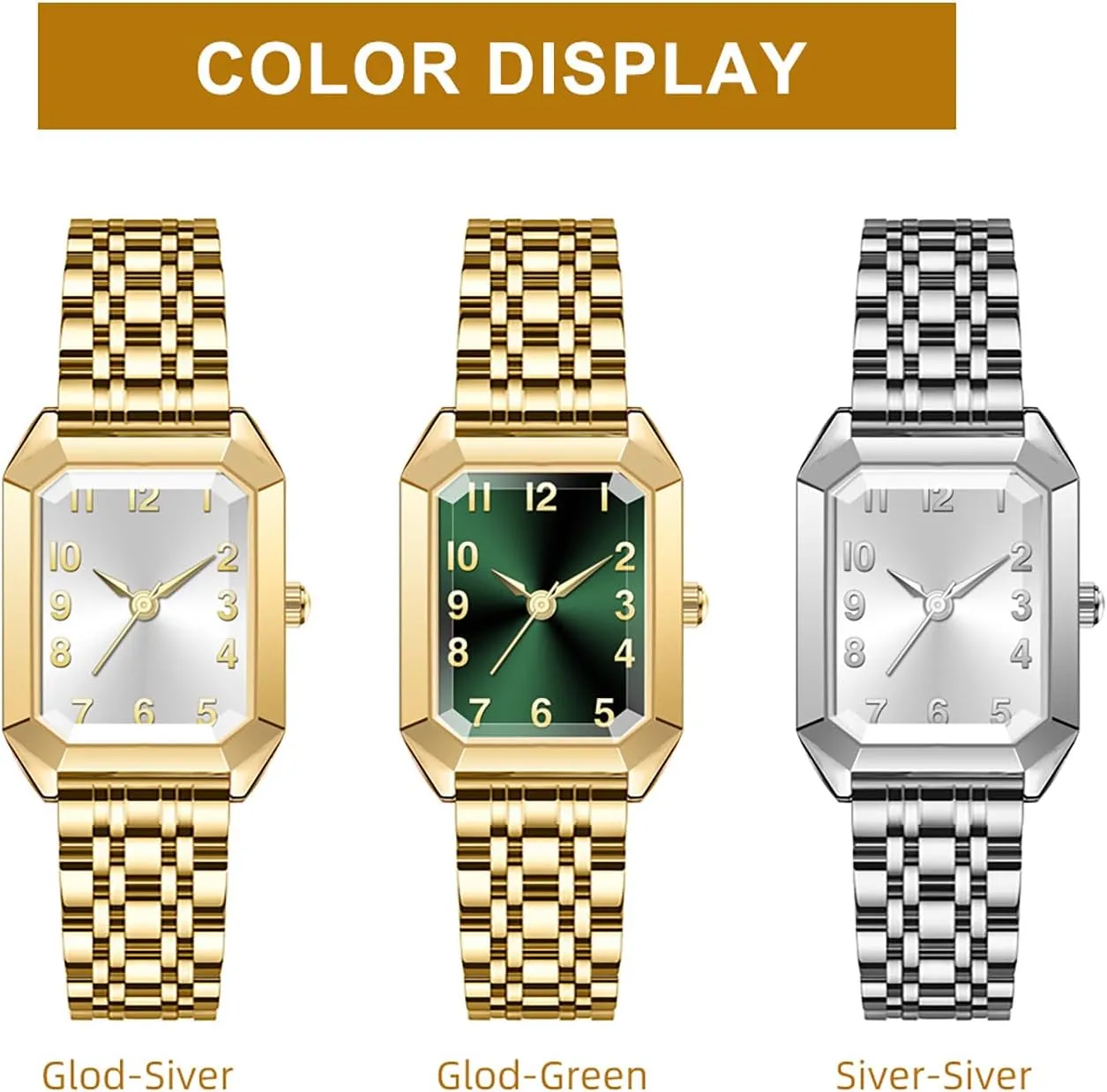 BESTKANG Women's Vintage Gold Watch - Roman/Arabic Numeral Dial Options, Adjustable Alloy Bracelet, 3ATM Water Resistant Quartz Movement with Resizing Tools