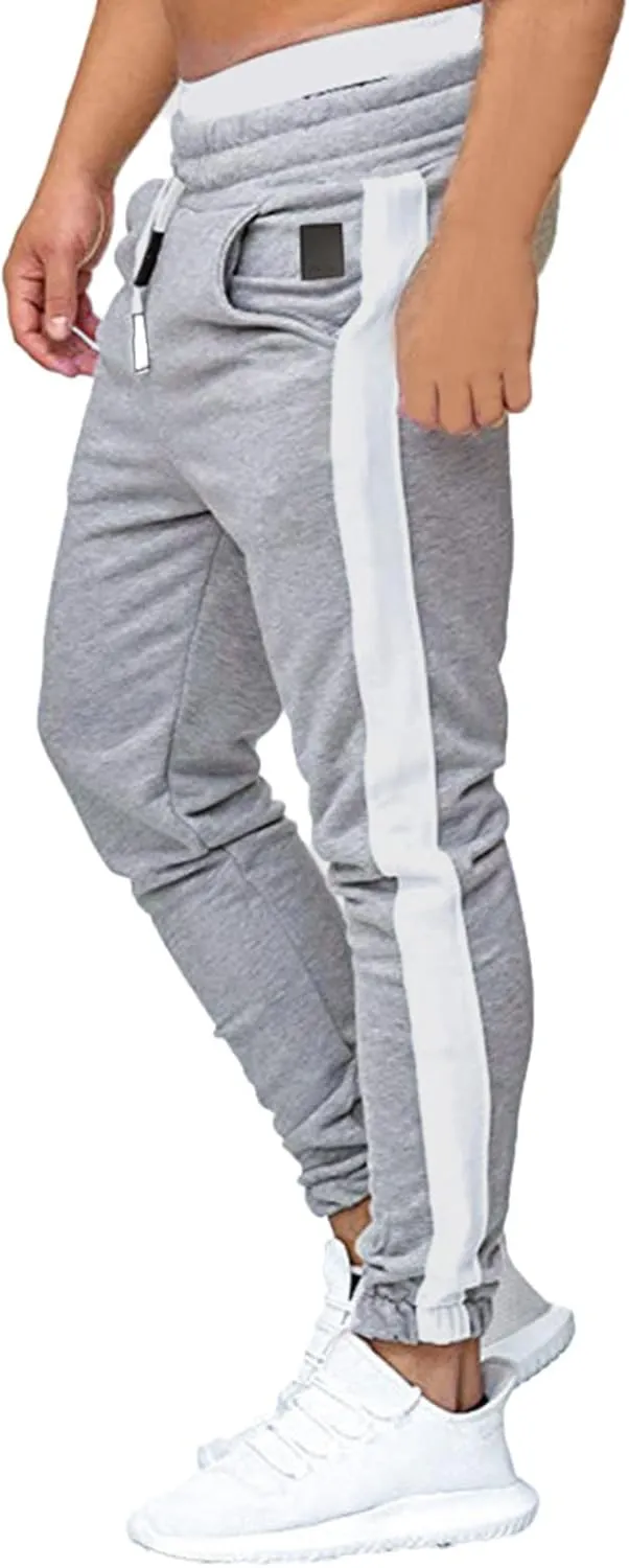 Big and Tall Sweatpants for Men Waist Baggy Drop Crotch Sweatpants Trousers Mens Heavyweight Sweatpants Fleece Lined