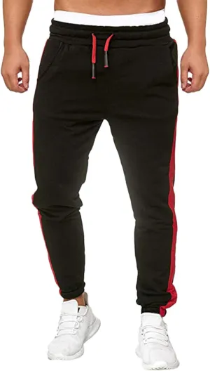 Big and Tall Sweatpants for Men Waist Baggy Drop Crotch Sweatpants Trousers Mens Heavyweight Sweatpants Fleece Lined