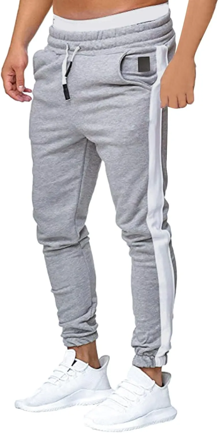 Big and Tall Sweatpants for Men Waist Baggy Drop Crotch Sweatpants Trousers Mens Heavyweight Sweatpants Fleece Lined