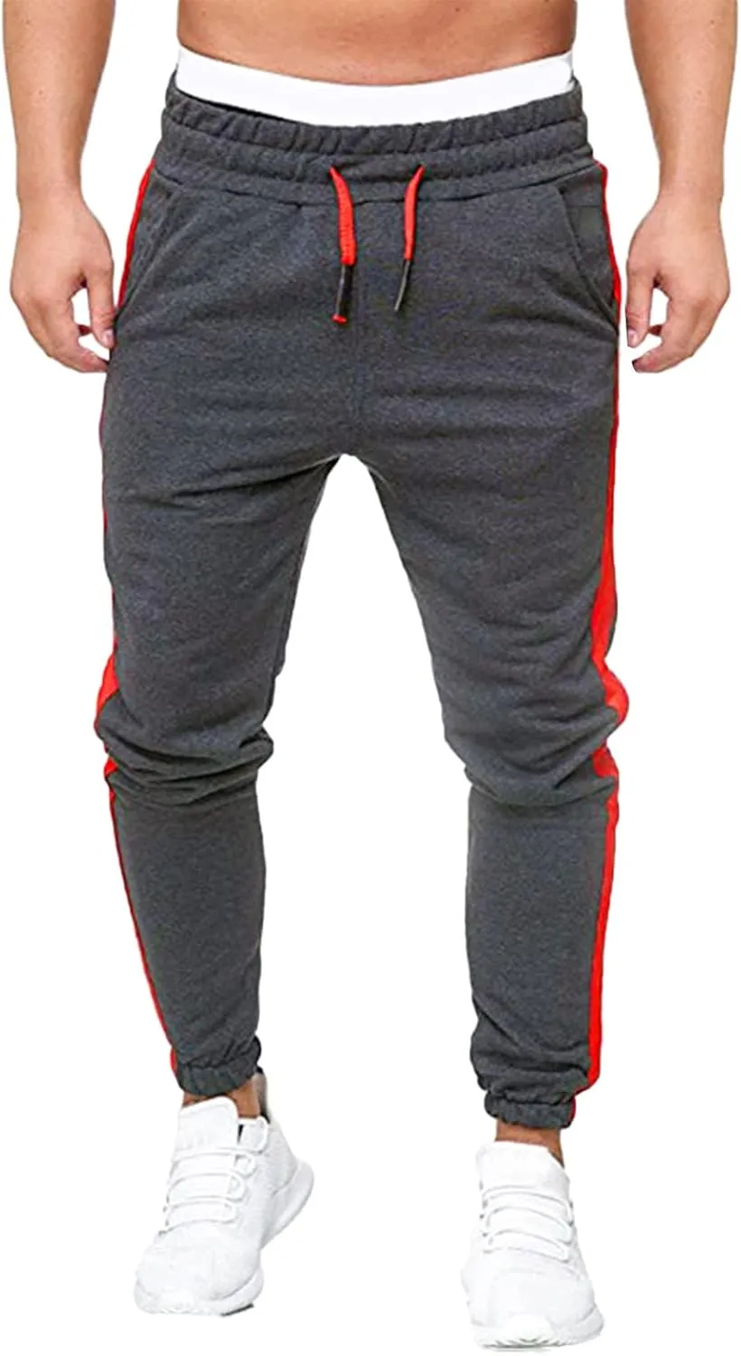 Big and Tall Sweatpants for Men Waist Baggy Drop Crotch Sweatpants Trousers Mens Heavyweight Sweatpants Fleece Lined