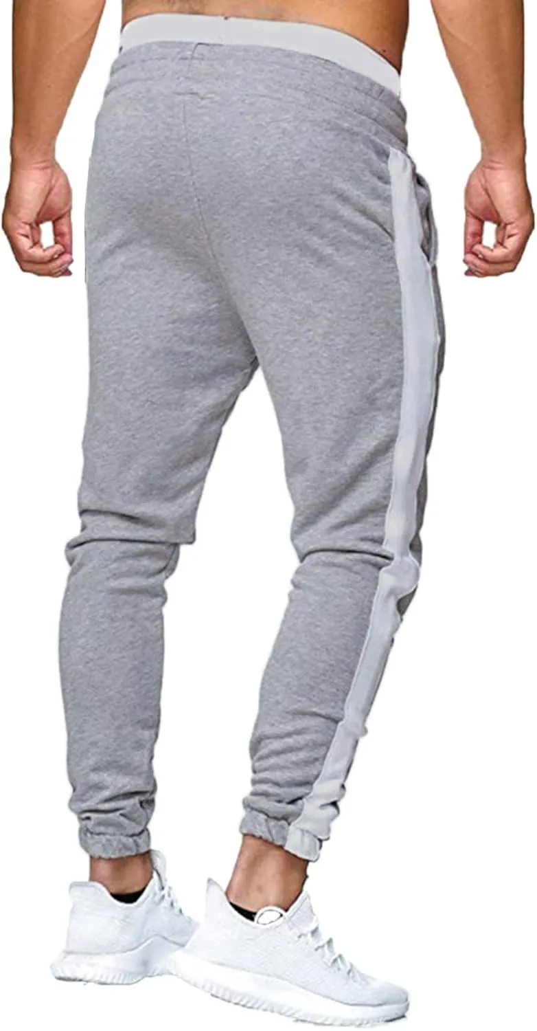 Big and Tall Sweatpants for Men Waist Baggy Drop Crotch Sweatpants Trousers Mens Heavyweight Sweatpants Fleece Lined