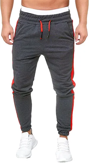 Big and Tall Sweatpants for Men Waist Baggy Drop Crotch Sweatpants Trousers Mens Heavyweight Sweatpants Fleece Lined