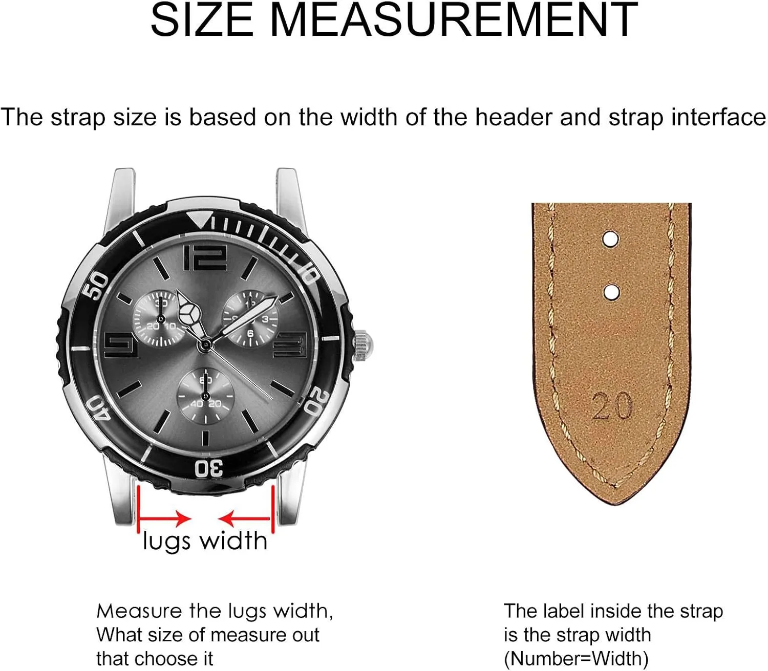 BISONSTRAP Vintage Watch Straps with Gold/Rose Gold Buckle, Leather Replacement Band 18mm 20mm 22mm