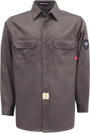 BOCOMAL FR Shirts 6.25oz Lightweight Welding Shirts Flame Resistant Men's Fire Retardant Shirt