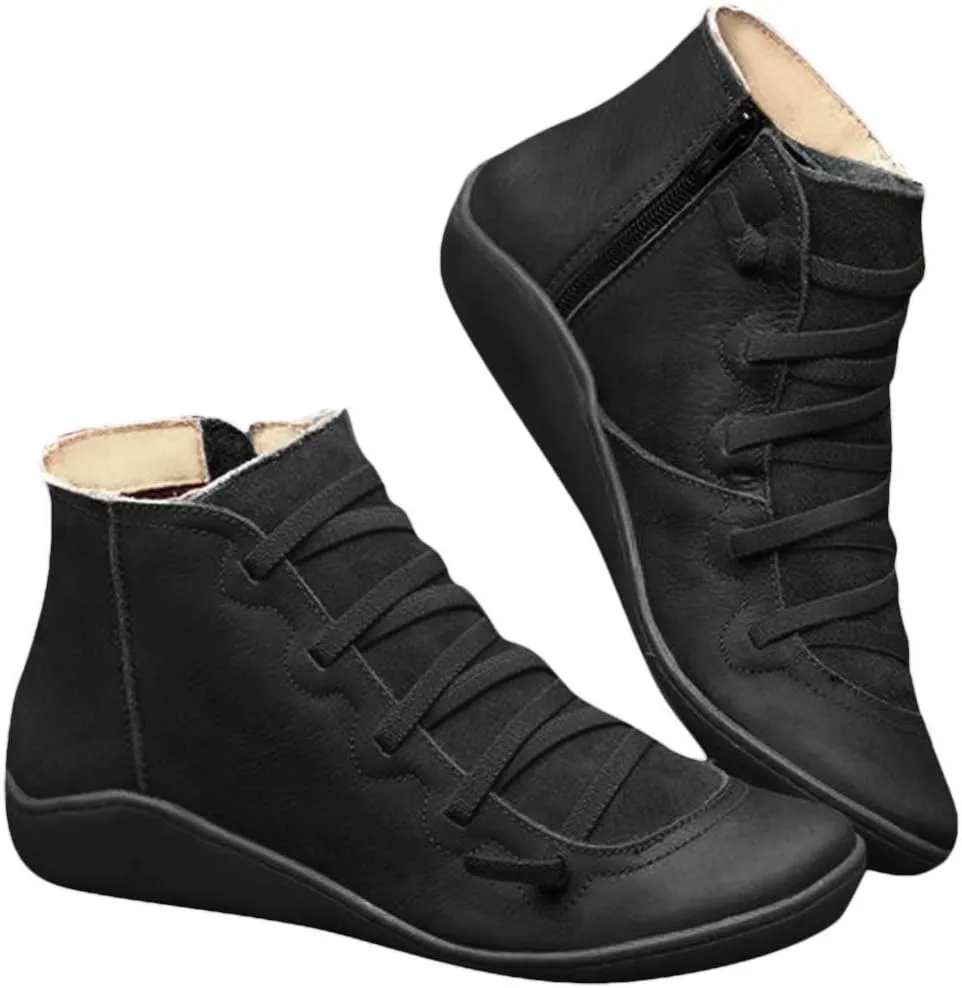 Botines De Mujer Women's Boots Womens Western Boot Women's Business Womens Black Ankle Boots Wide Width White Boots for Men