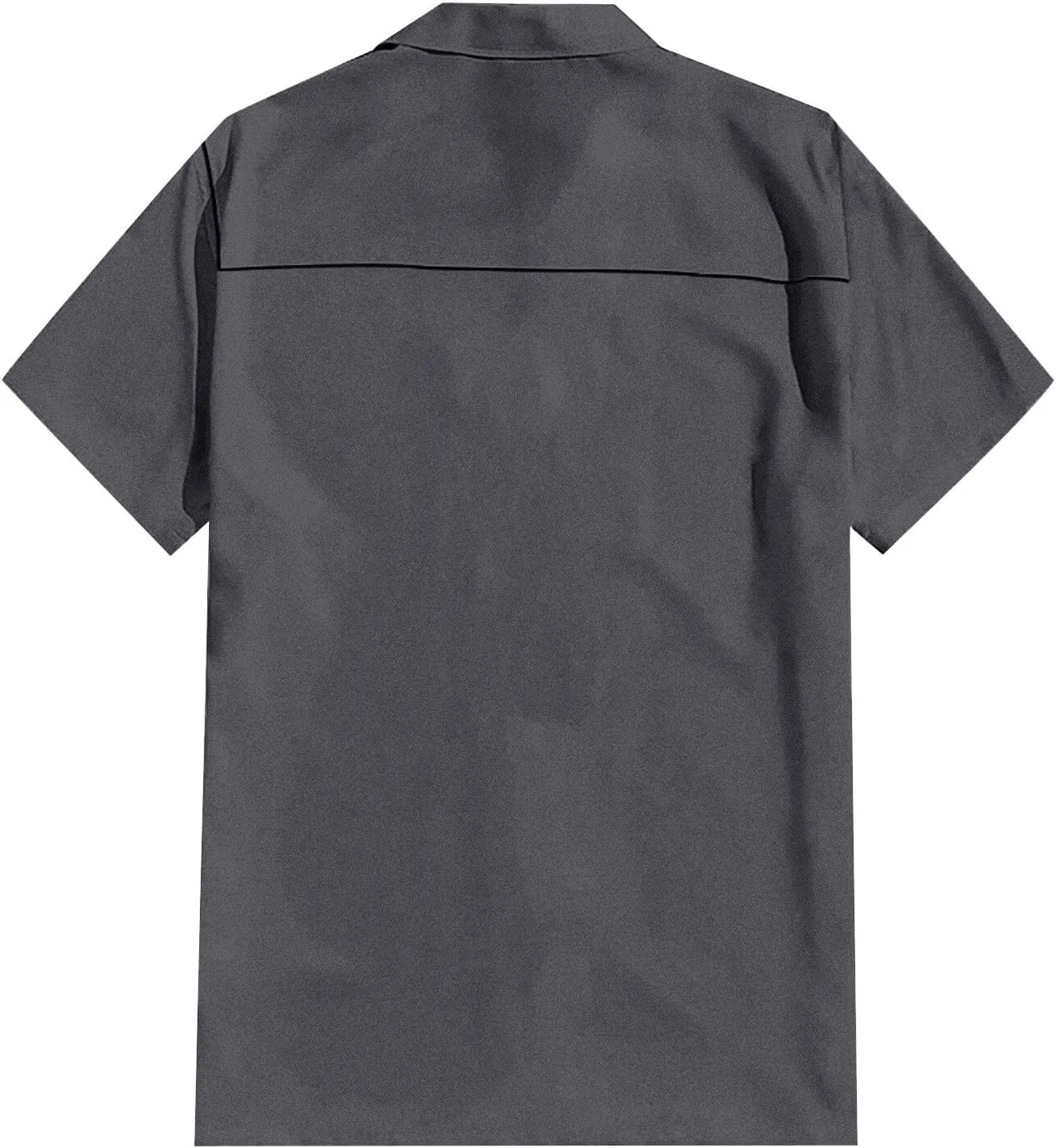 Button Down Shirt Men Casual Short Sleeve Summer Beach Shirts Plus Size Loose Lightweight Linen Shirts