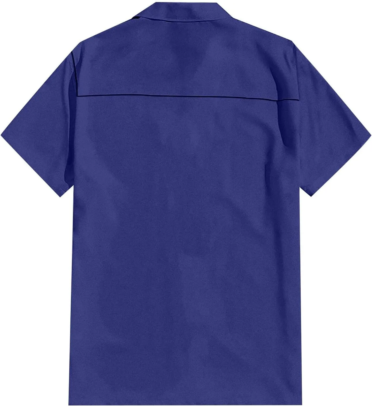 Button Down Shirt Men Casual Short Sleeve Summer Beach Shirts Plus Size Loose Lightweight Linen Shirts