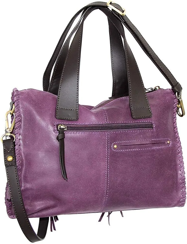 Candace Convertible Leather Satchel
