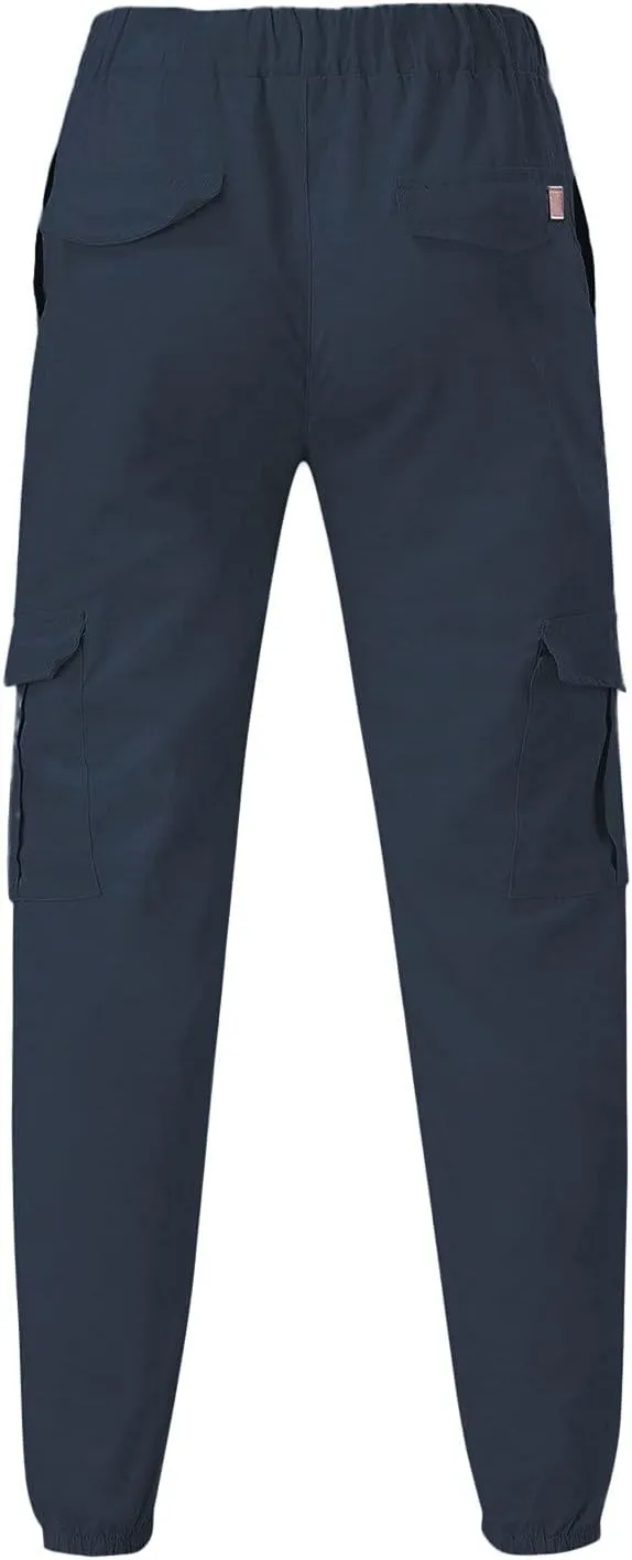 Cargo Pants for Men,Tactical Outdoor Pants Water Resistant Ripstop Pants Lightweight Hiking Work Pants Apparel