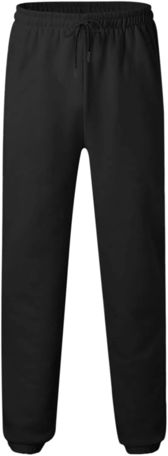 Cargo Sweatpants for Men Big and Tall Gym Sweatpants Men's Cargo Pants with Pockets Cotton Sweatpants Casual Athletic