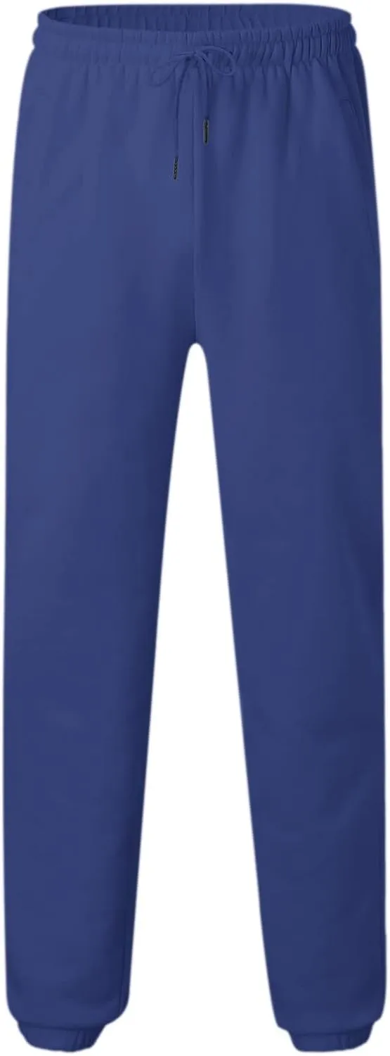 Cargo Sweatpants for Men Big and Tall Gym Sweatpants Men's Cargo Pants with Pockets Cotton Sweatpants Casual Athletic
