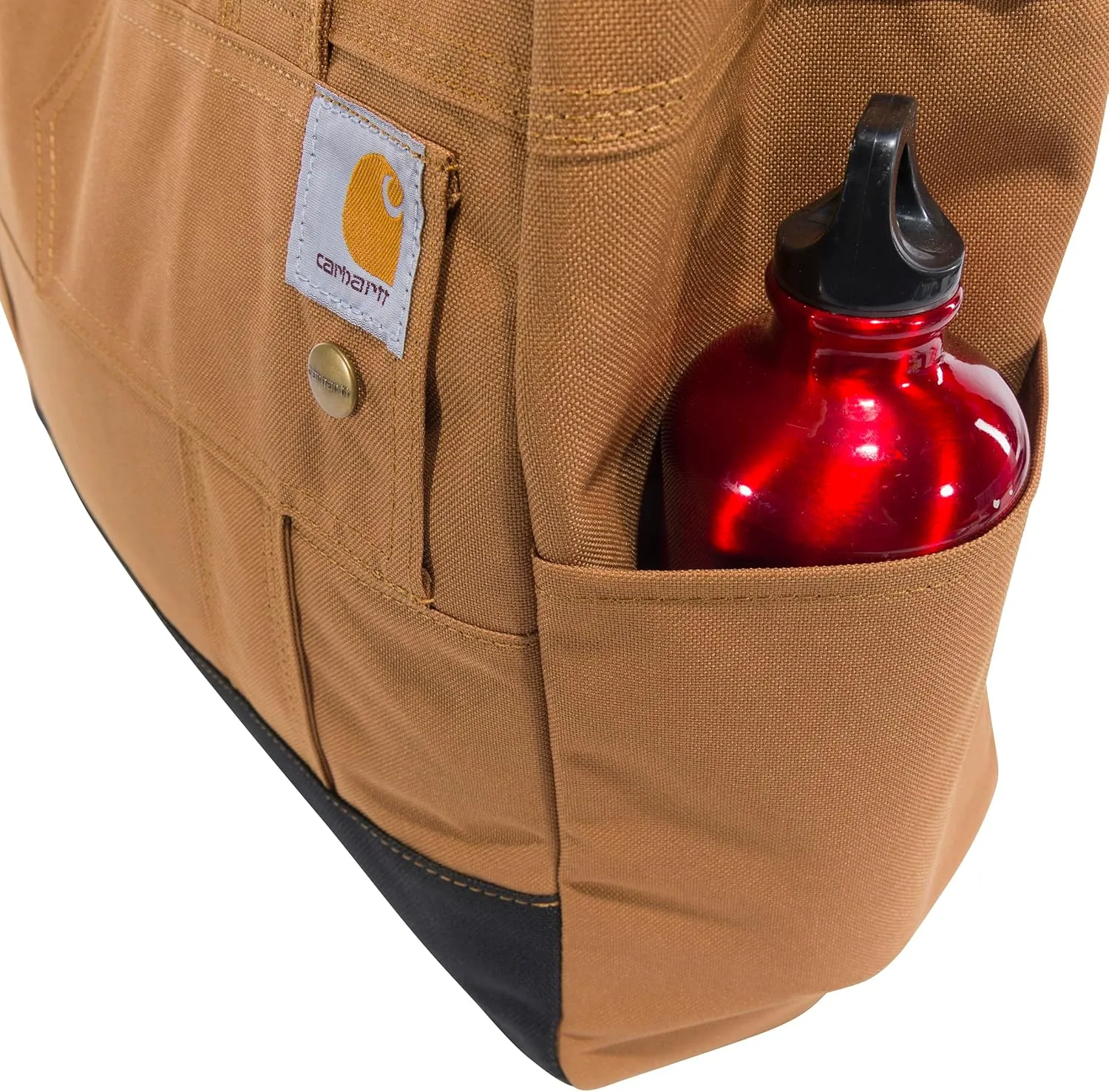 Carhartt Horizontal Zip, Durable Water-Resistant Tote Bag with Zipper Closure