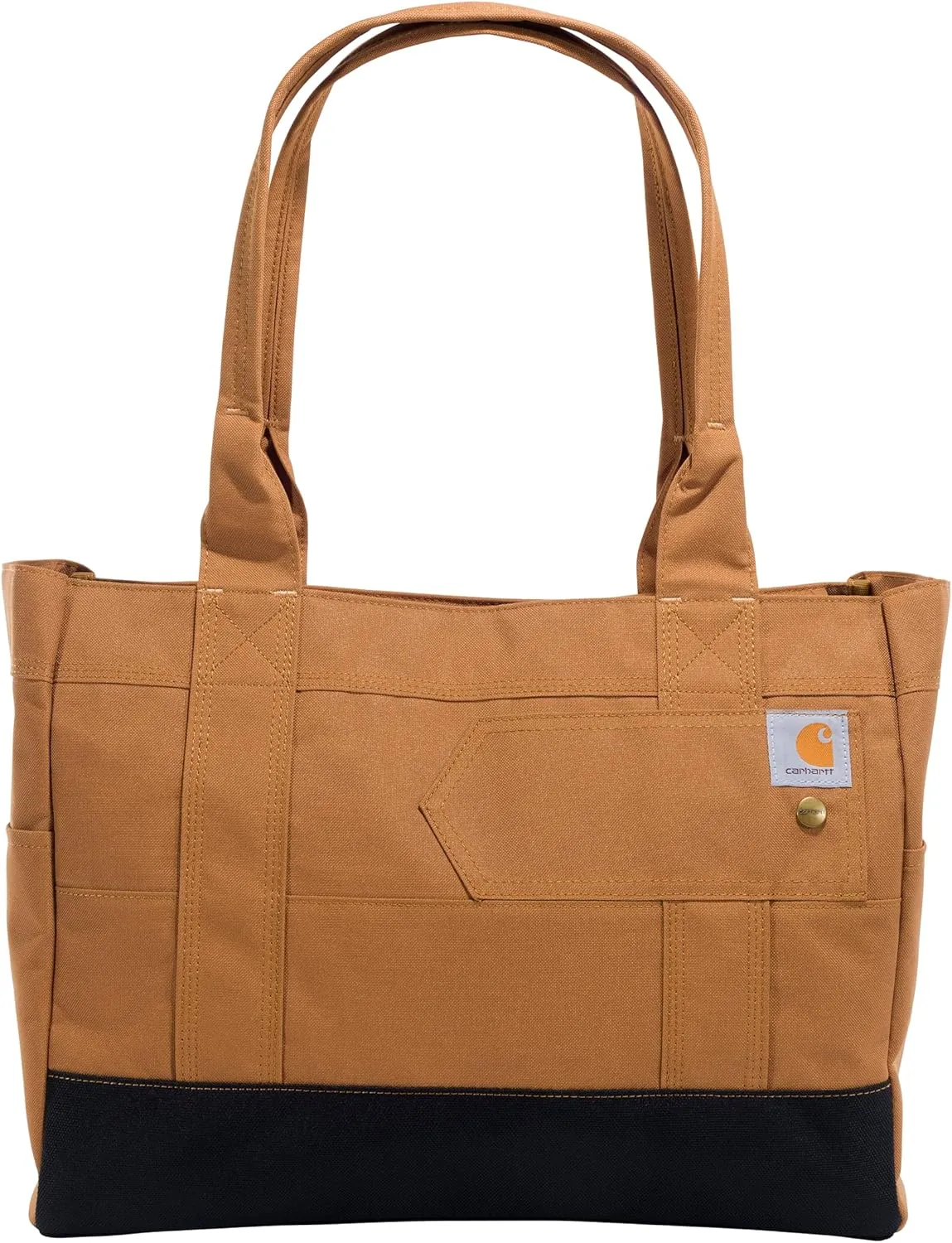 Carhartt Horizontal Zip, Durable Water-Resistant Tote Bag with Zipper Closure