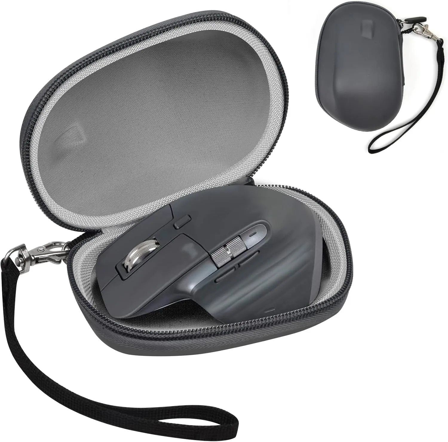 Case Compatible with Logitech MX Master 3s/ Master 3/ Mx Master 2s Advanced Wireless Mouse, Portable Bluetooth Mouse Storage Box Bag - Grey