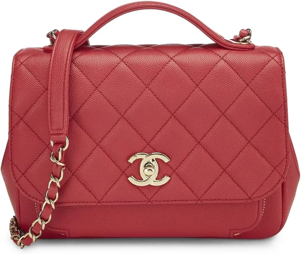 Chanel Women's Pre-Loved Caviar Business Affinity Flap Bag