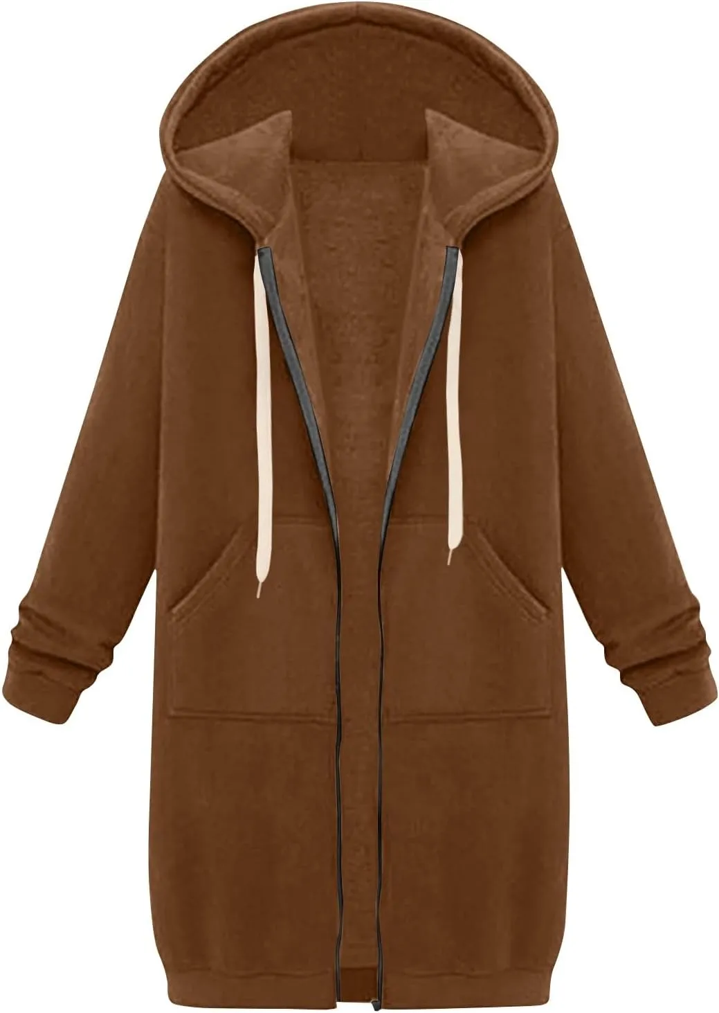 ChicCrate Women's Fleece Lined Winter Coat Sherpa Jacket Fashion Warm Clothes Casual Outerwear