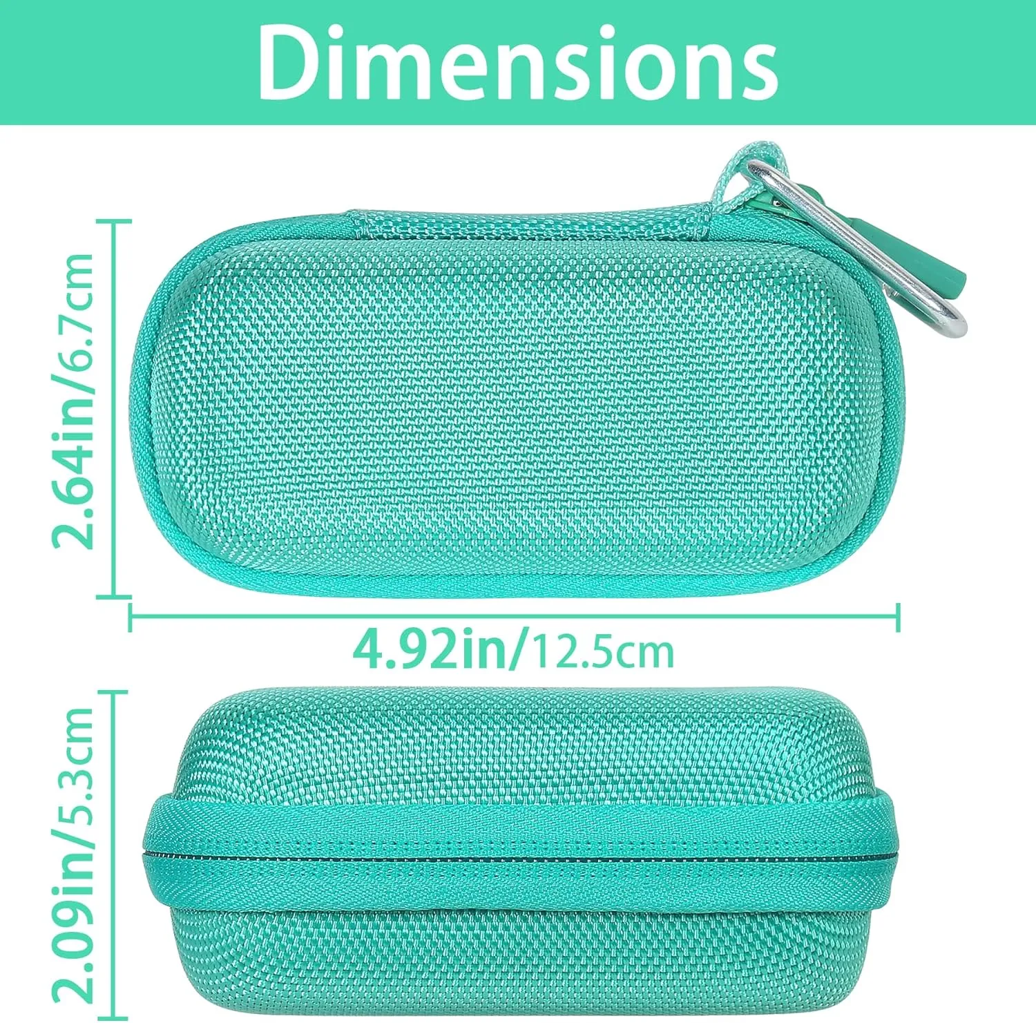 co2CREA Hard Case Compatible with Anker 621 Nano Power Bank 5,000mAh 12W Portable Charger, Green Case