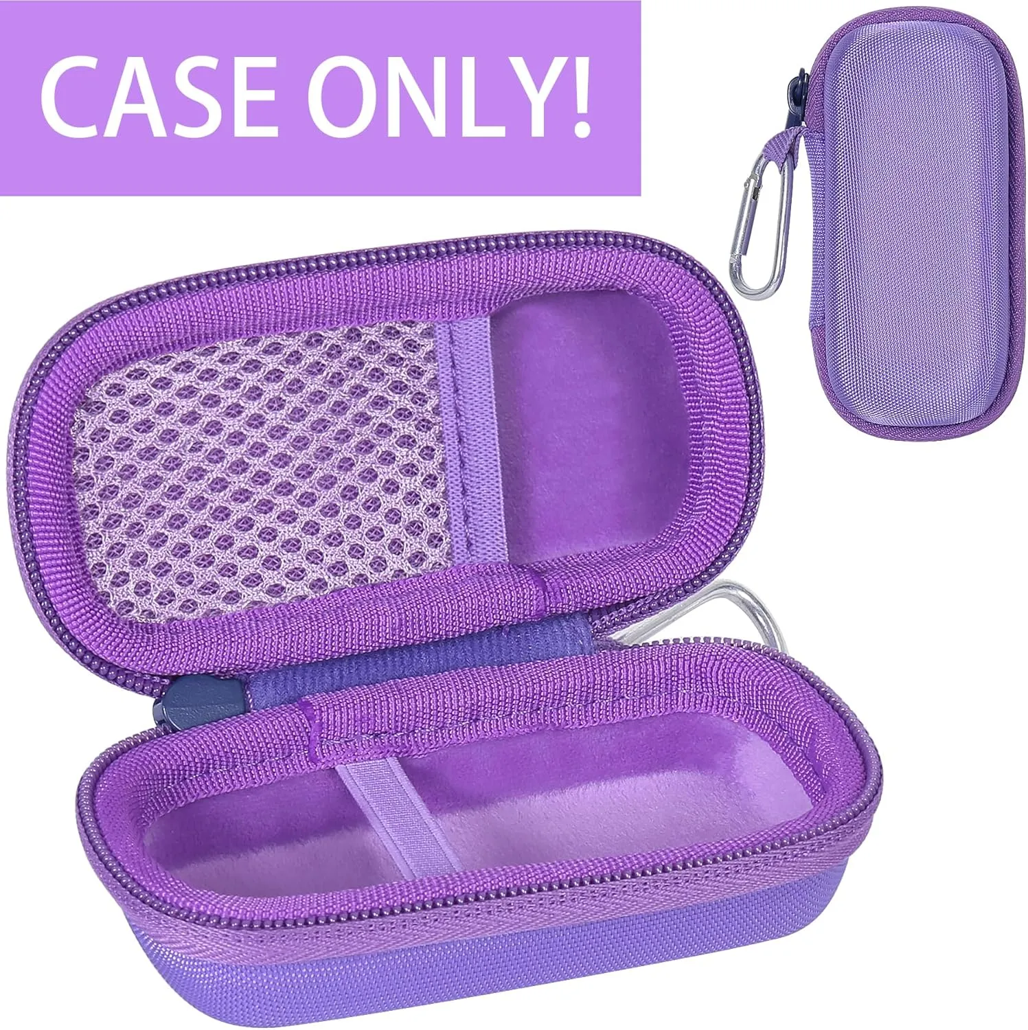co2CREA Hard Case Compatible with Anker 621 Nano Power Bank 5,000mAh 12W Portable Charger, Purple Case
