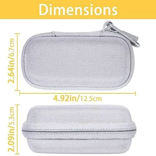 co2CREA Hard Case Compatible with Anker 621 Nano Power Bank 5,000mAh 12W Portable Charger, White Case