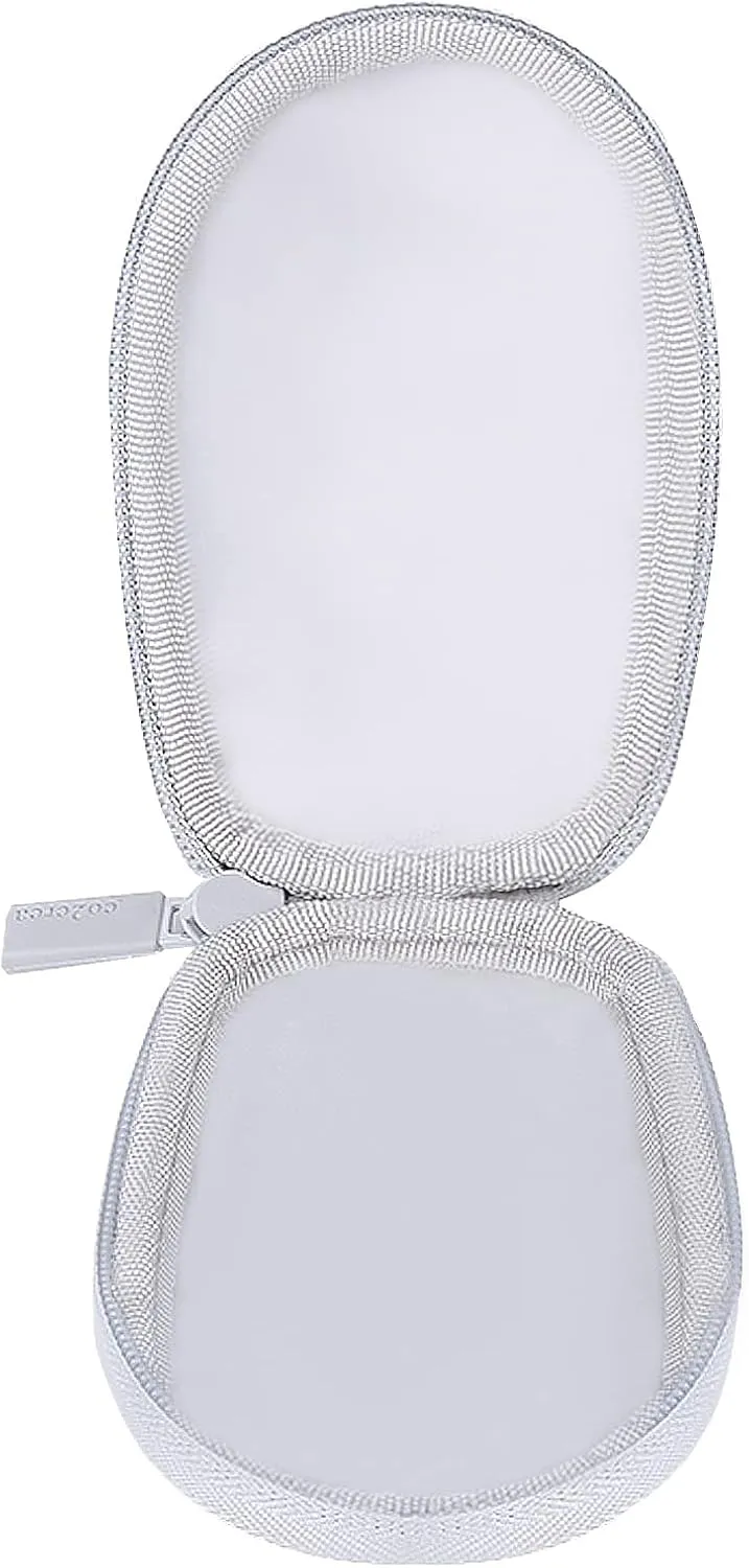 co2CREA Hard Case Compatible with Logitech Signature M650 M550 Wireless Mouse (Small Medium Size, Off White)