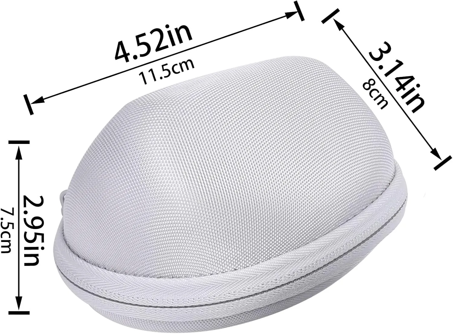 co2CREA Hard Case Replacement for Logitech Lift Vertical Ergonomic Mouse (White Case)