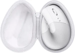 co2CREA Hard Case Replacement for Logitech Lift Vertical Ergonomic Mouse (White Case)