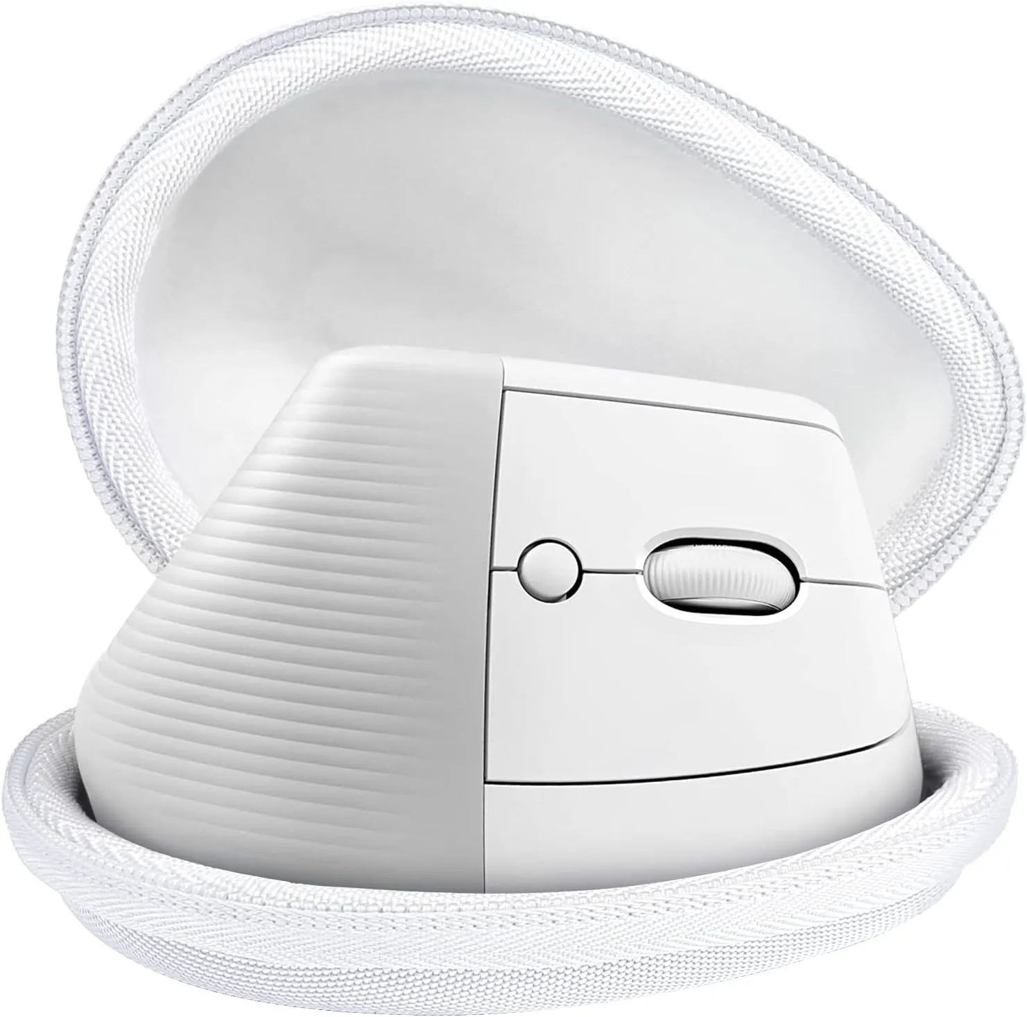 co2CREA Hard Case Replacement for Logitech Lift Vertical Ergonomic Mouse (White Case)
