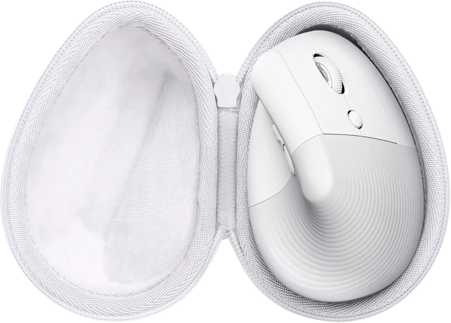 co2CREA Hard Case Replacement for Logitech Lift Vertical Ergonomic Mouse (White Case)