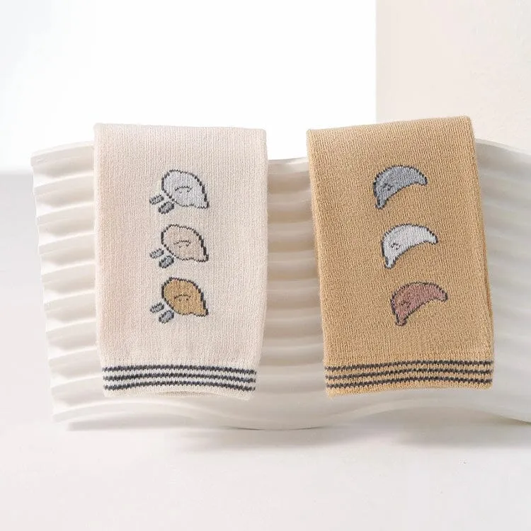 Colorblock Cartoon Non-Slip Baby Knee Socks [Set of 5]