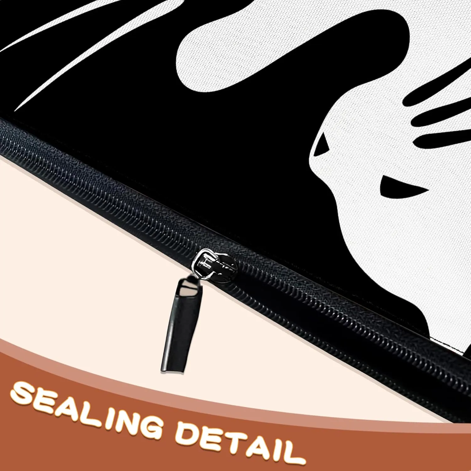 Cute Black and White Cats,Cat Makeup Bag Cosmetic Bag for Women Girls,Portable Makeup Bags Travel Toiletry Bag Organizer