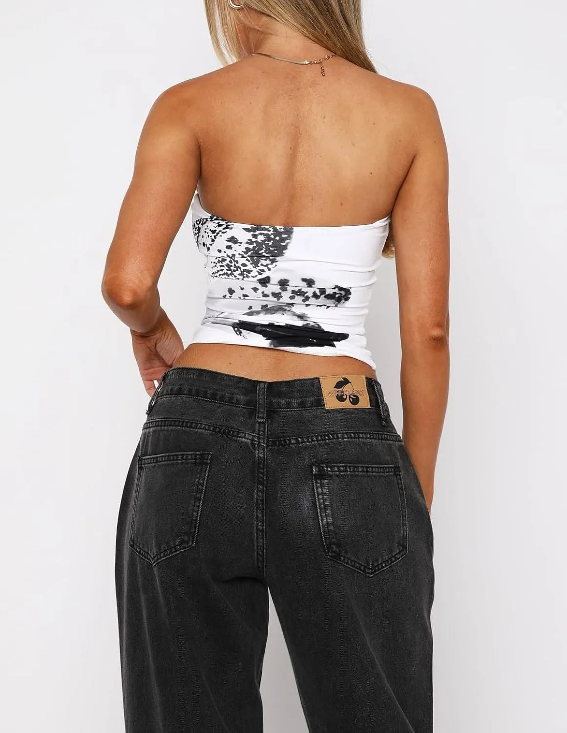 Cute Summer Striped Tube Tops Strapless Crop Bandeau Tops for Women Teen Girls Y2k Going Out Aesthetic Tops Shirts