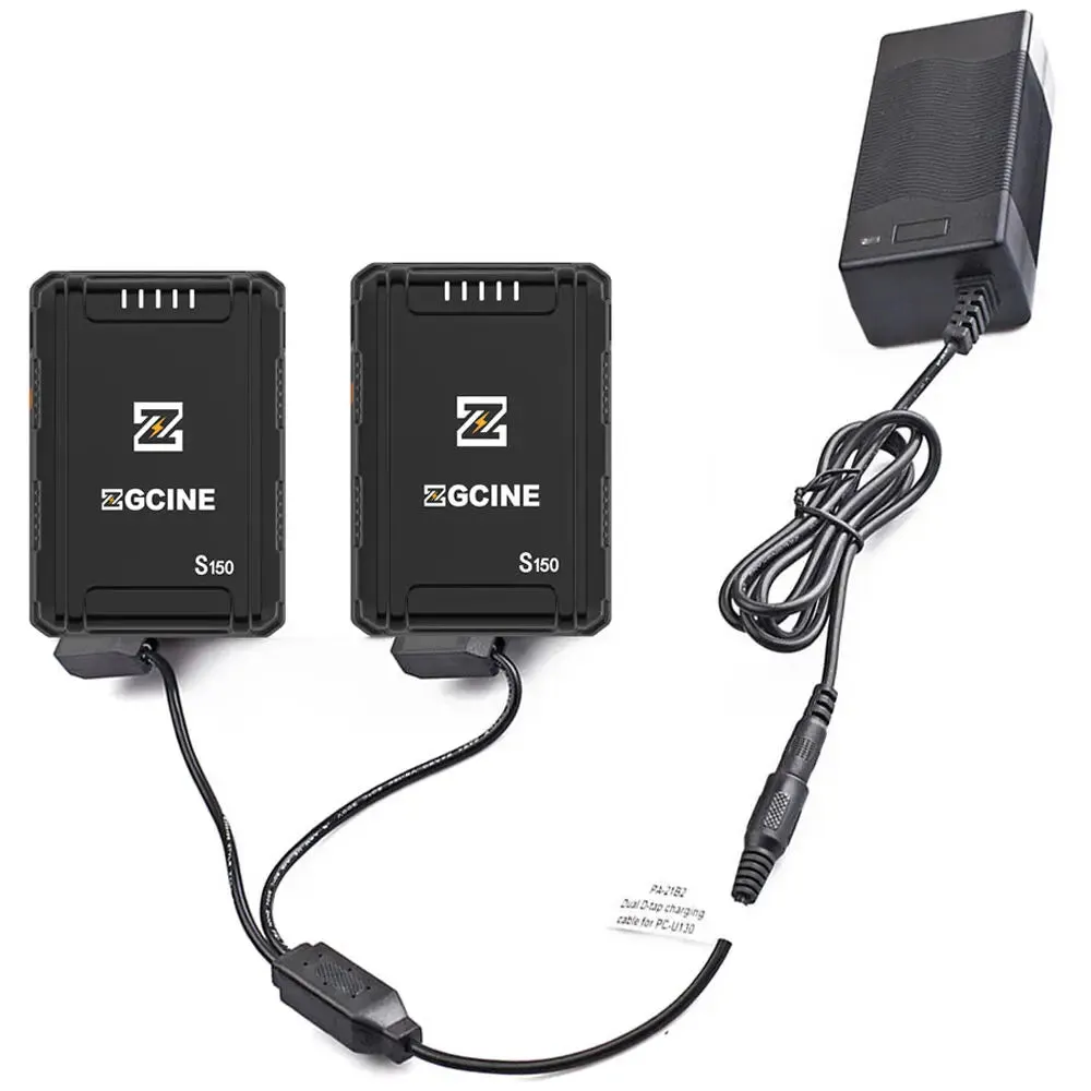 DigitalFoto 16.8V Fast Charger Adapter with Dual D-Tap Output for V-Mount Battery