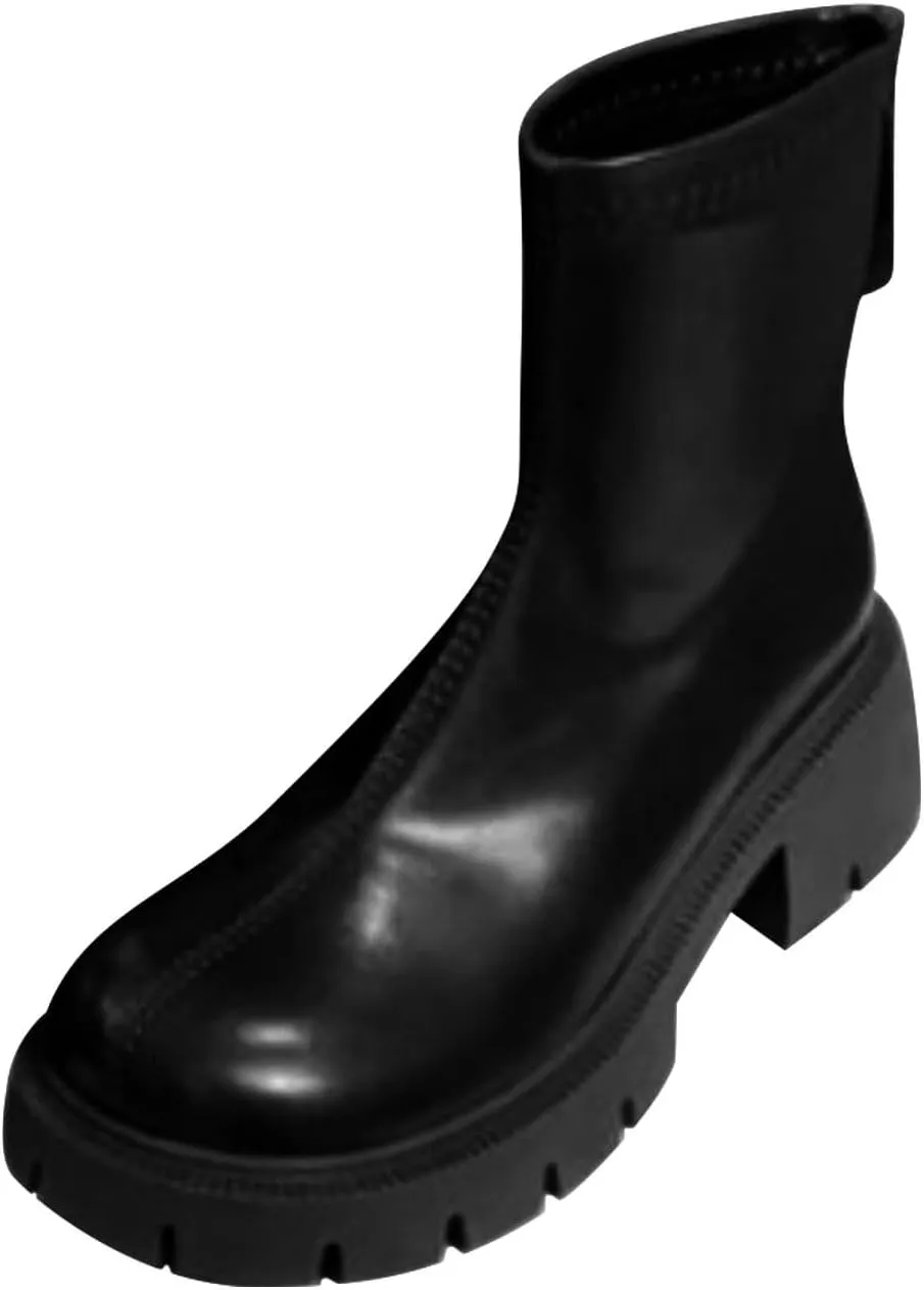 Dress Boots Women Black Womens Boots Pointed Boots for Women No Heel Booties Women'S Ankle Boots & Booties Wide Brown Boots for Women Ankle