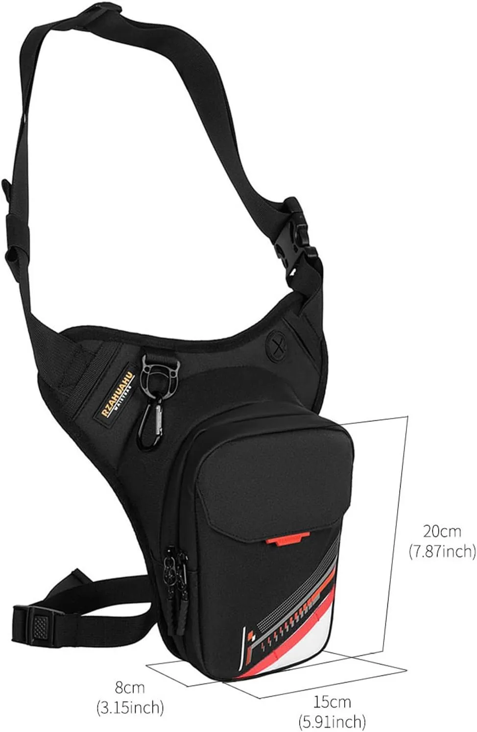 Drop Leg Bag for Men Women Motorcycle Riding Leg Pouch Waterrepellent Thigh Bag with Leg Strap Fanny Pack Waist Packs for Horse Riding, Hiking, Camping, Outdoor Travel