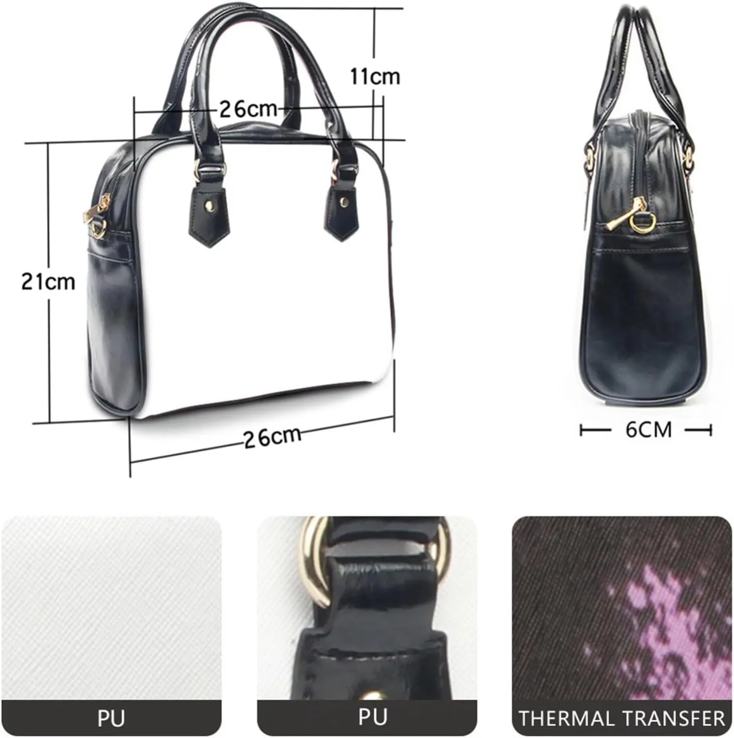 Forchrinse Wild Leopard Cheetah Print Leather Purse for Women Satchel Shoulder Bag Tote Handle Bag for Travel Work Party