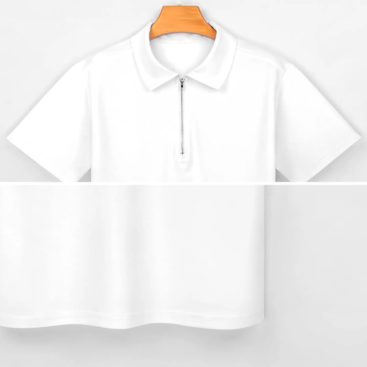 Funny Three Donkeys Polo Shirt Short Sleeve Zippered Tees Casual Workout Golf T Shirt Slim Fit Tops for Men