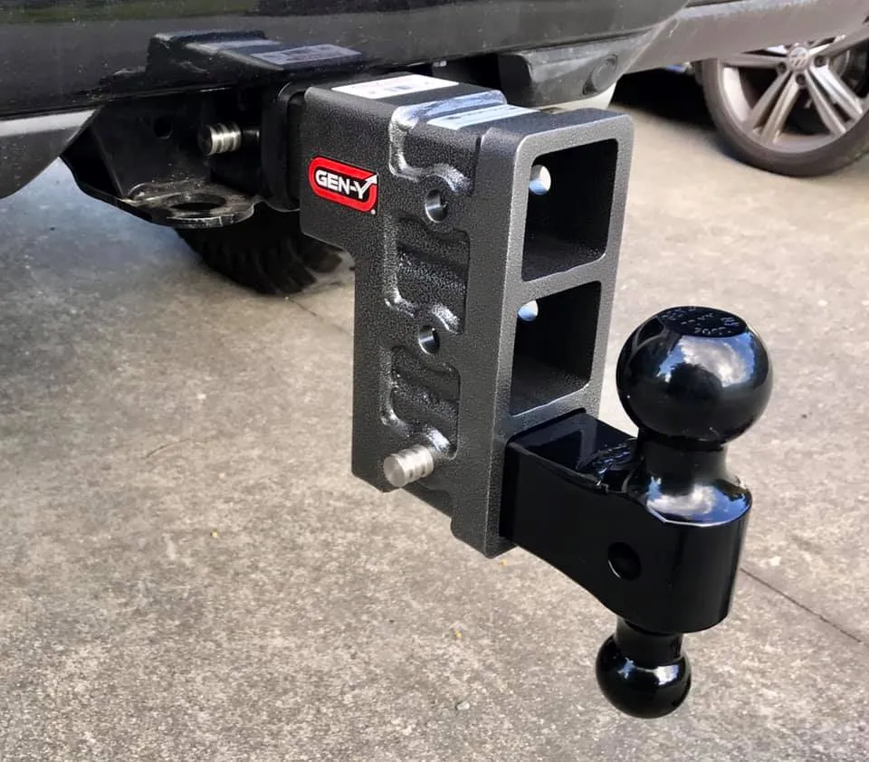 Gen-Y 2" Adjustable Tow Hitch w/ 5" Drop